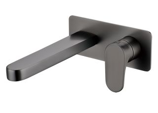 Смеситель встраиваемый Boheme Spectre 455-GM для раковины графит